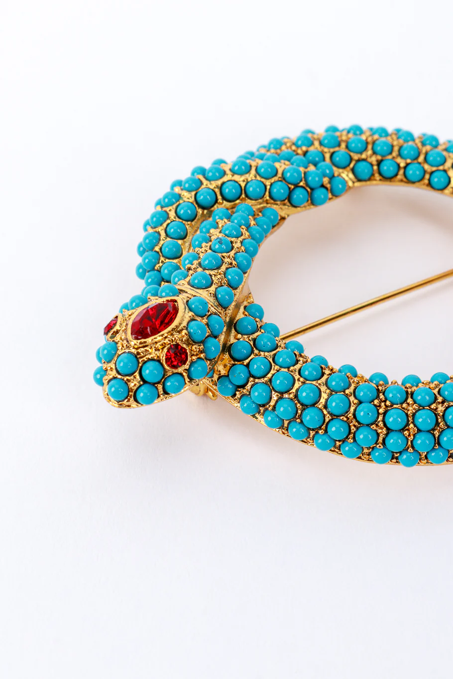 O-Ring Beaded Snake Brooch - Image 4