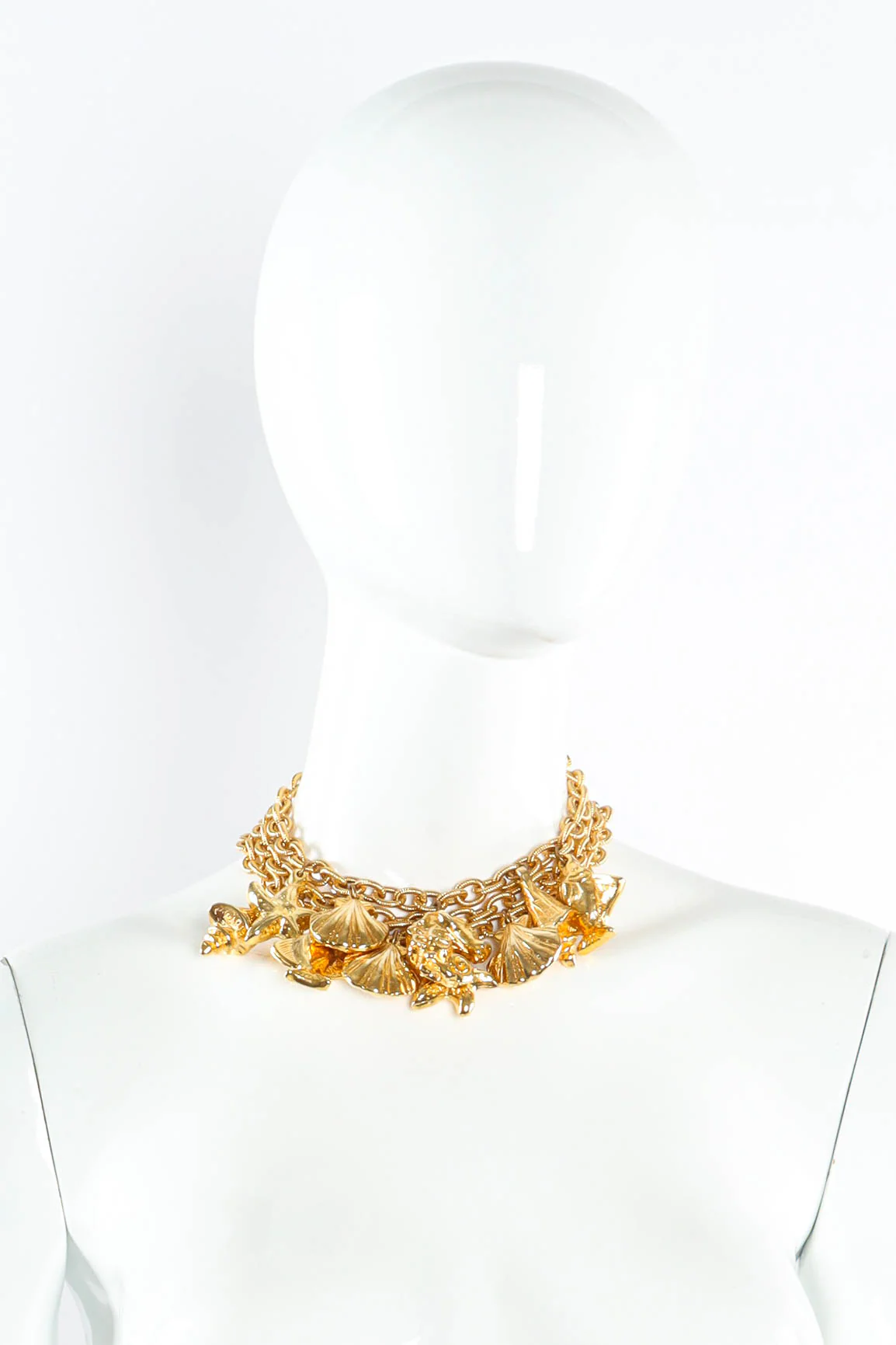 Oceanic Starfish Charm Choker Necklace - Image 2