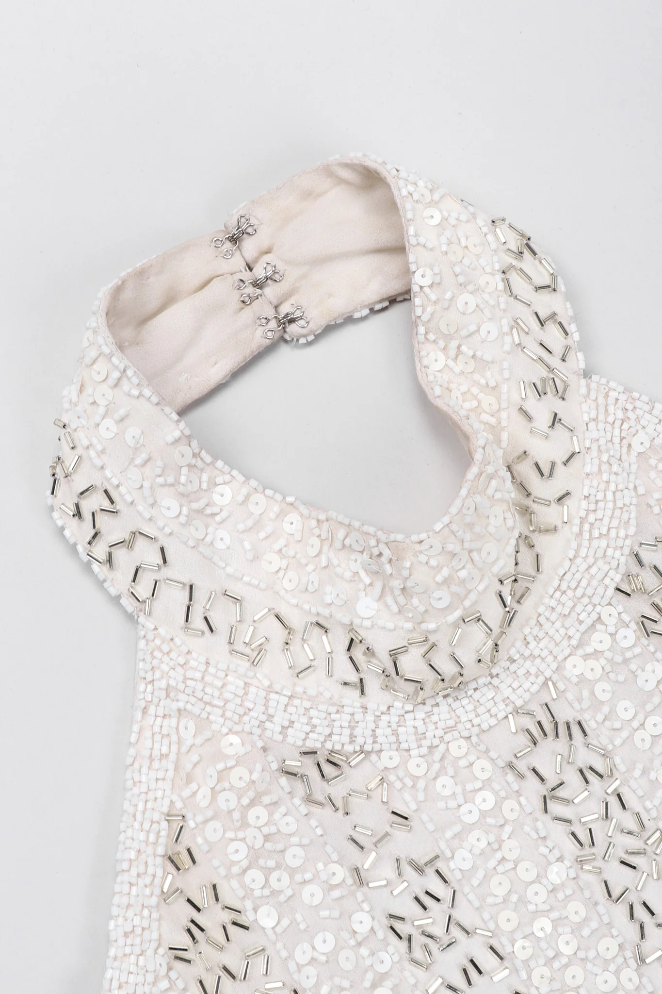 Old Hollywood Beaded Halter Gown - Image 12