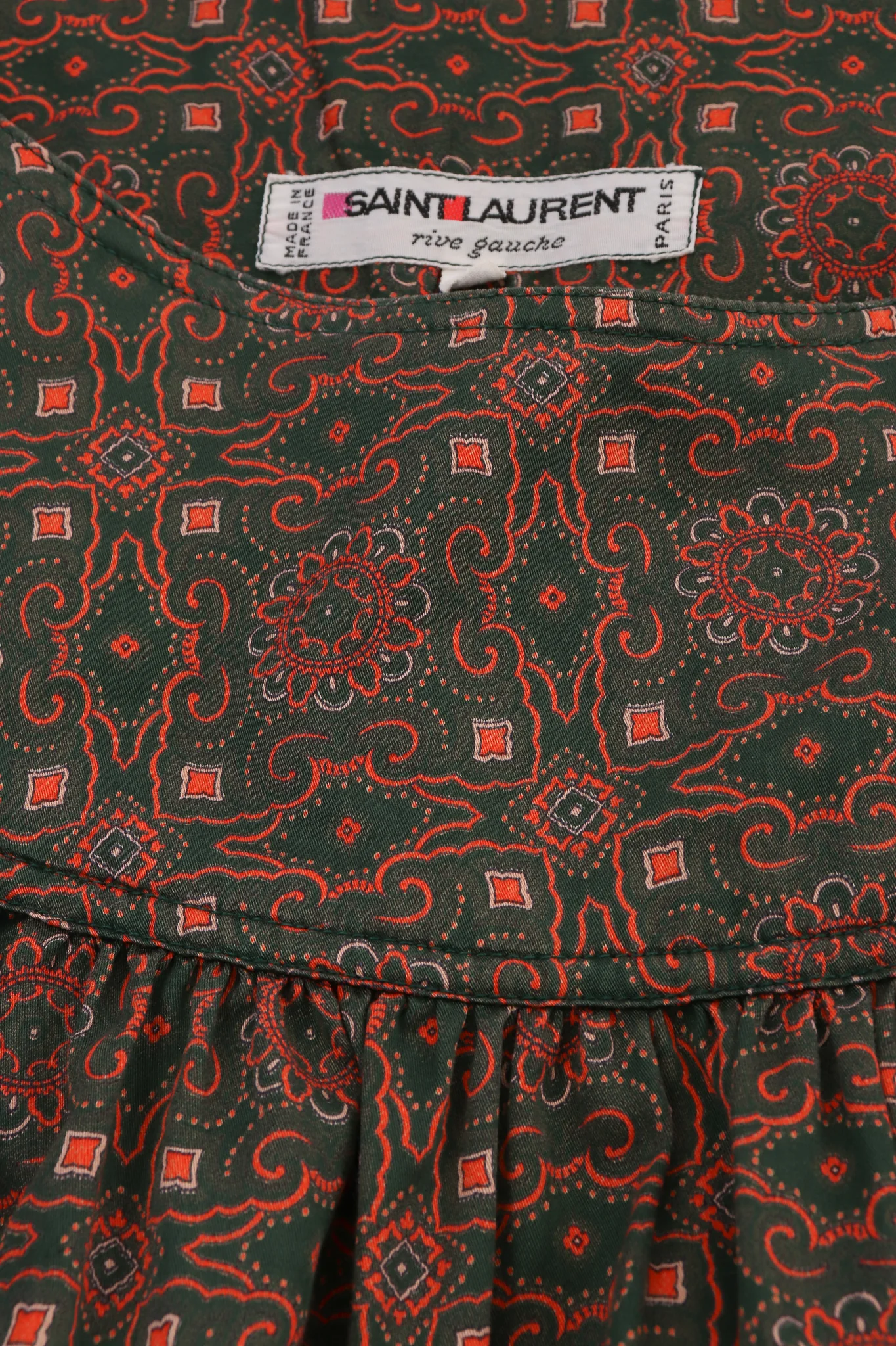 Olive Tile Print Tunic - Image 7