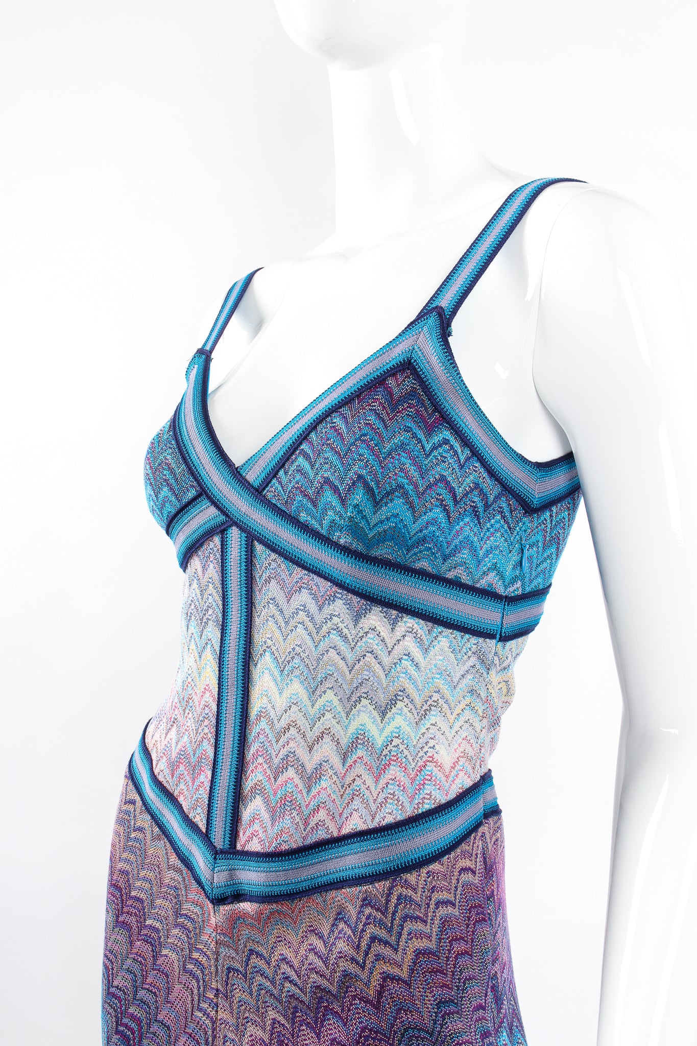 Ombré Chevron Knit Dress - Image 3