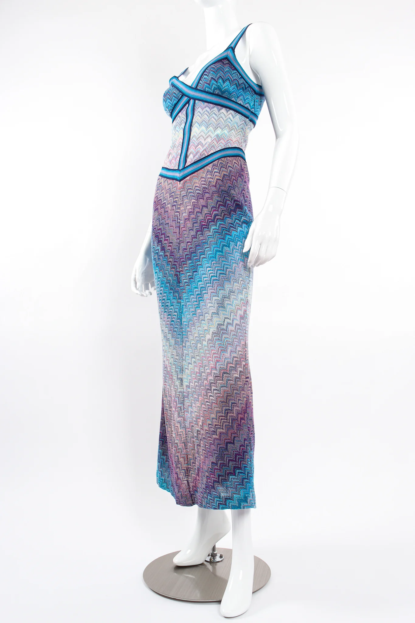 Ombré Chevron Knit Dress - Image 4