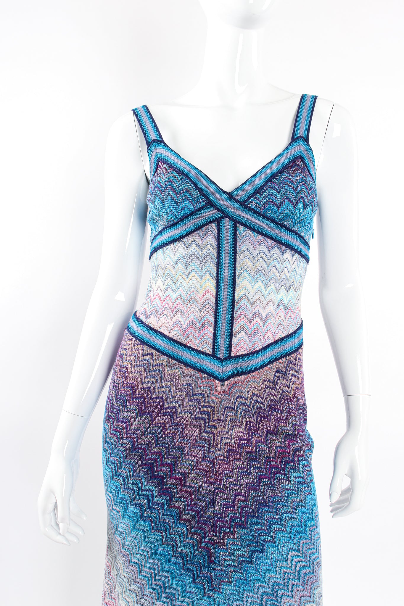 Ombré Chevron Knit Dress - Image 5