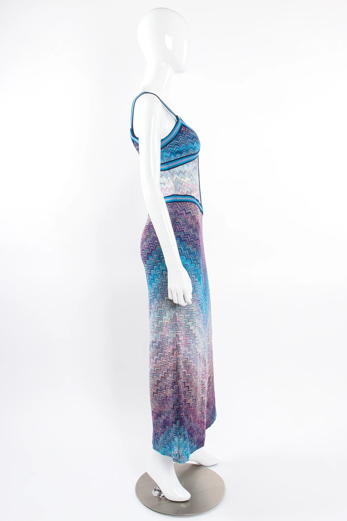 Ombré Chevron Knit Dress - Image 7