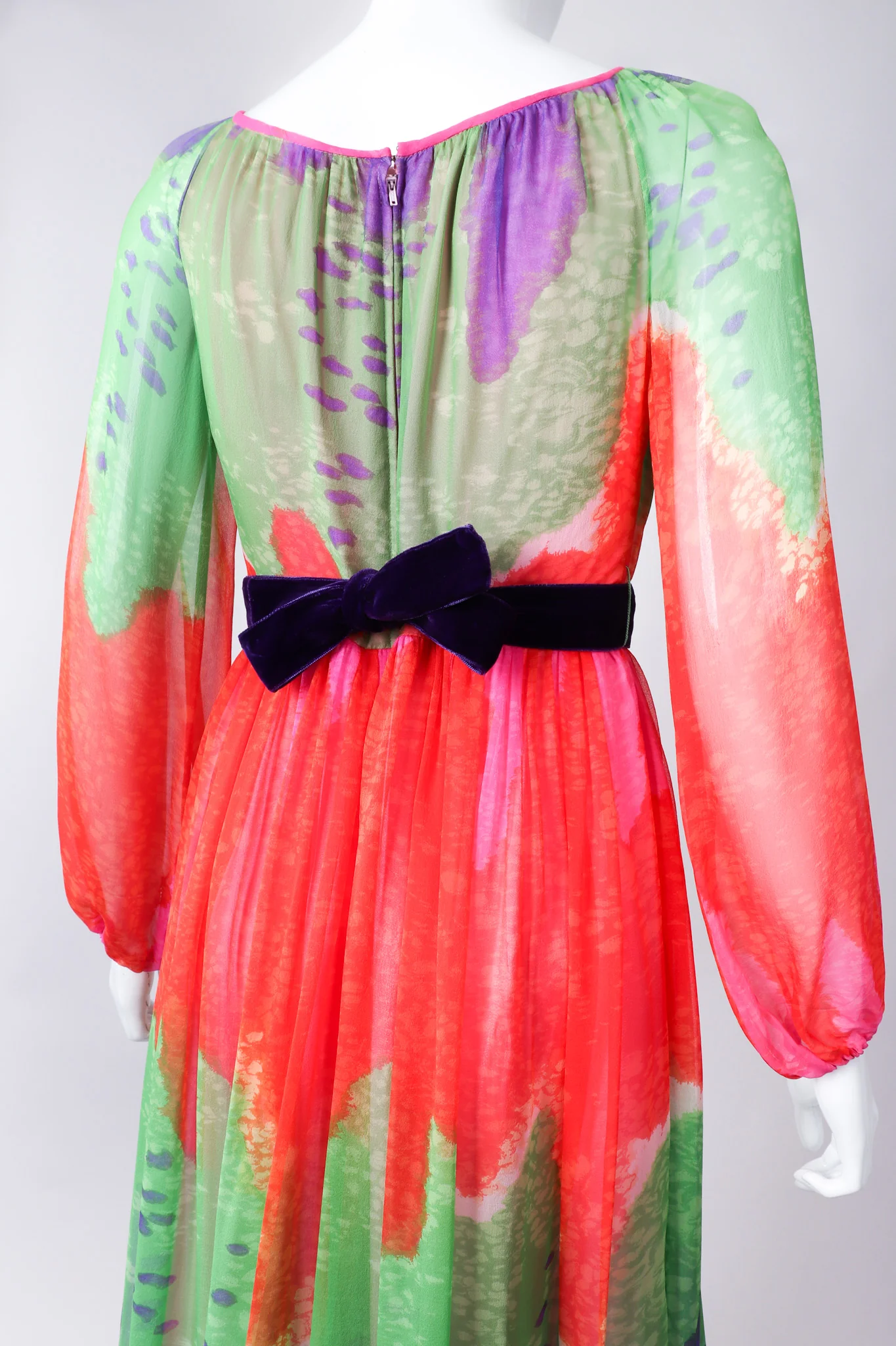 Ombré Chiffon Dress - Image 10