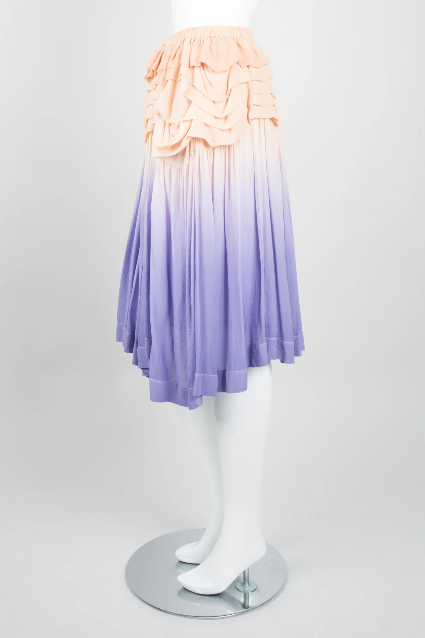 Ombré Chiffon Ruffle Skirt - Image 5