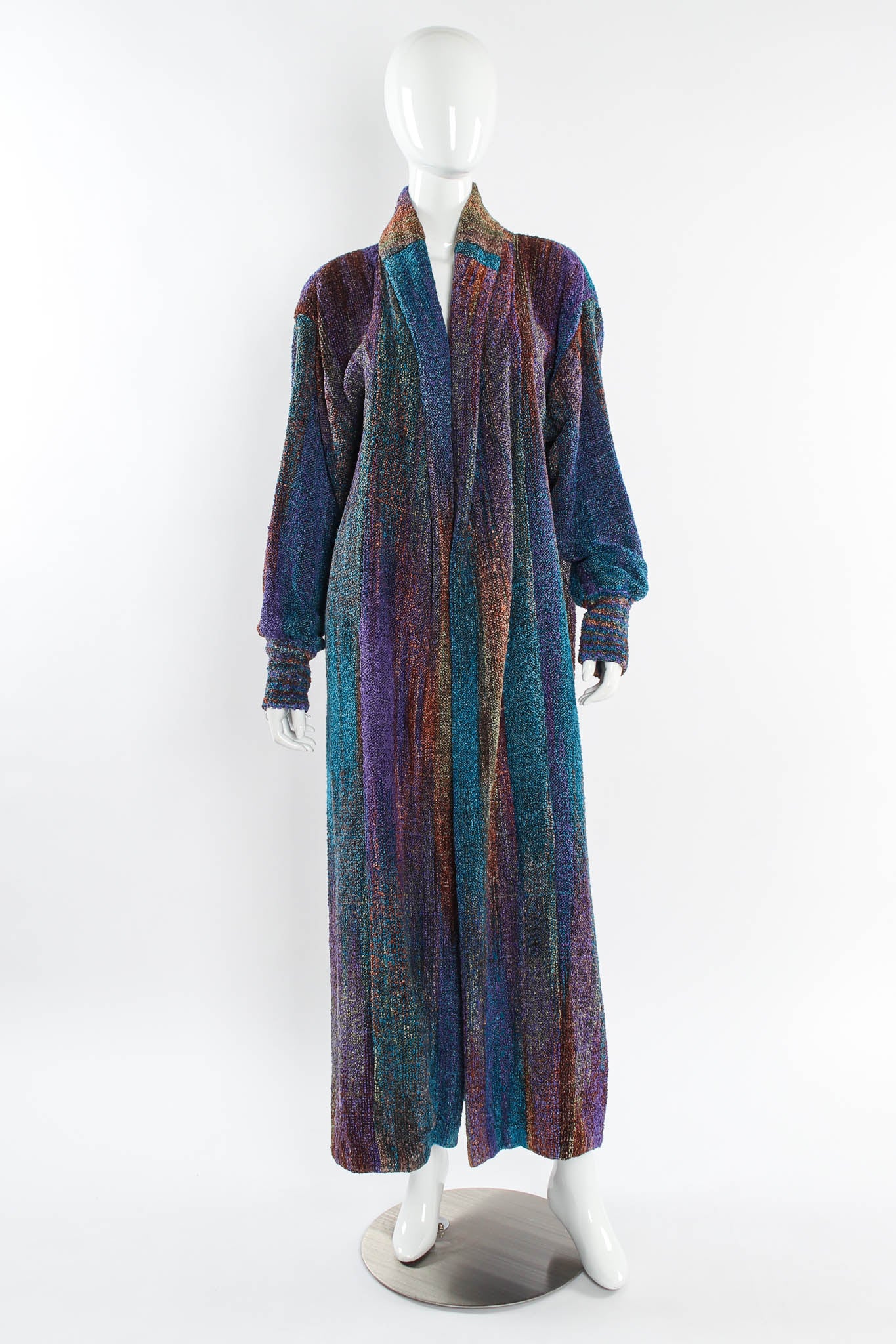 Ombré Silk Knit Duster