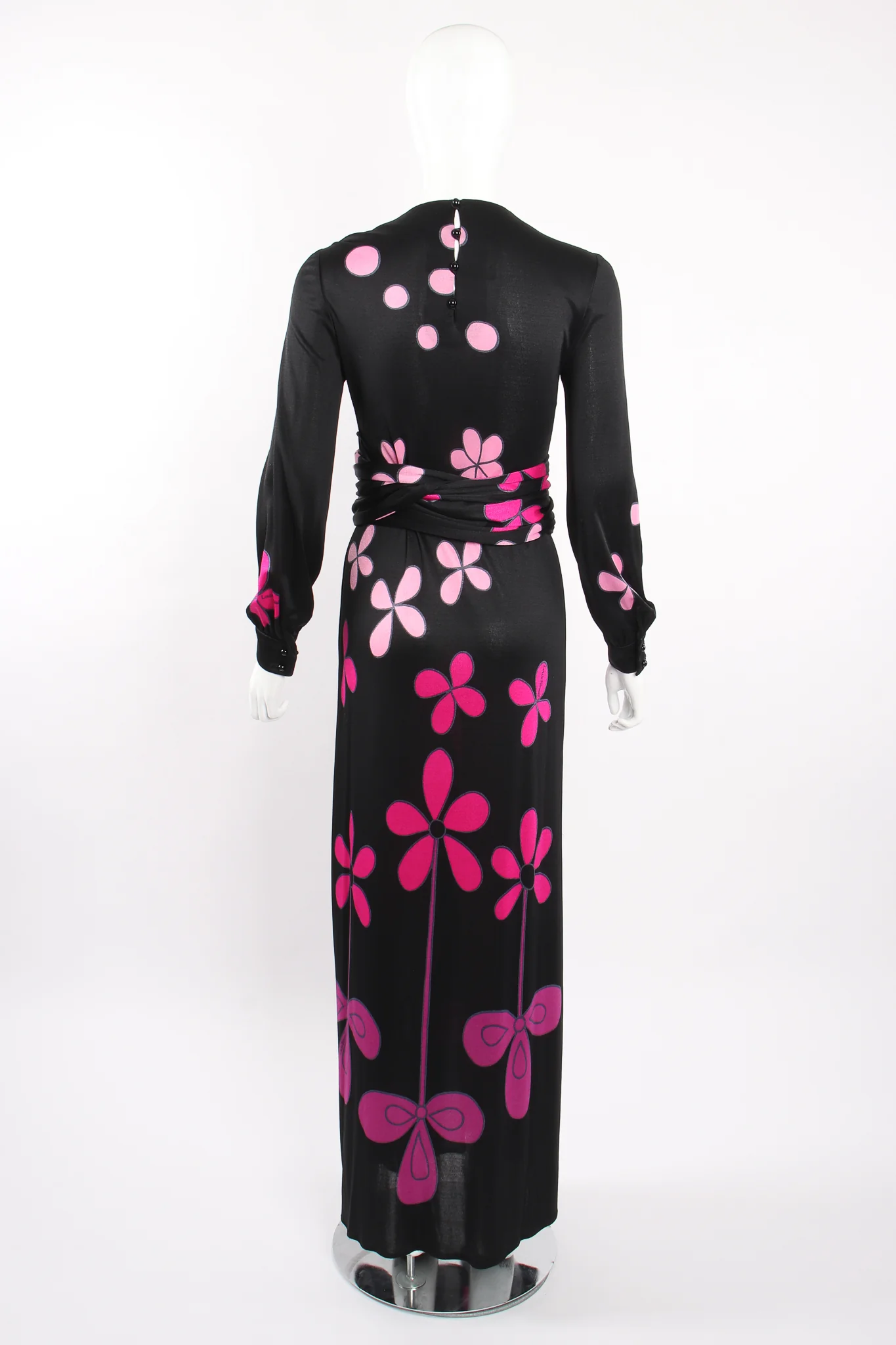 Ombré Blossom Jersey Dress - Image 10