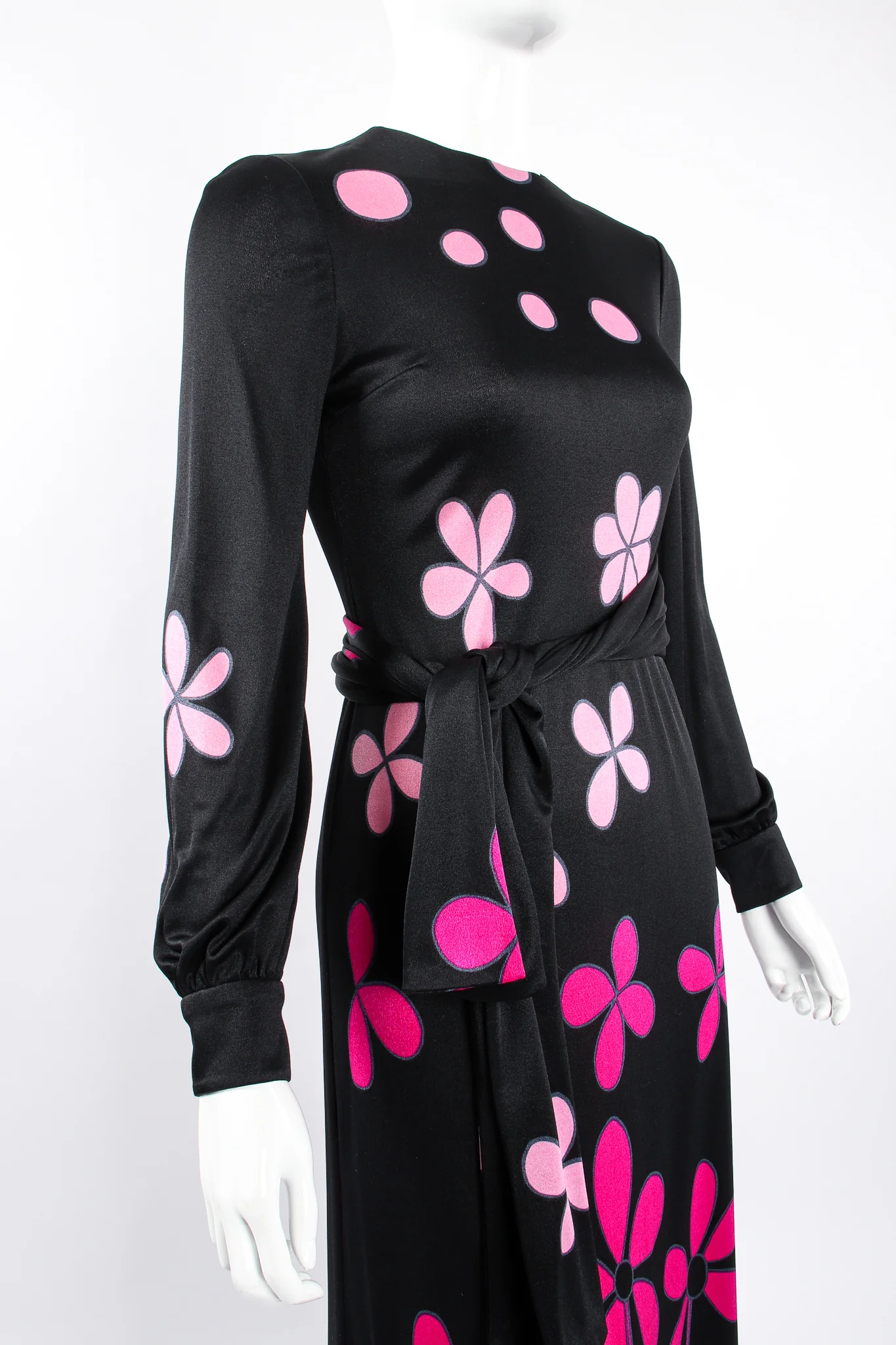 Ombré Blossom Jersey Dress - Image 3