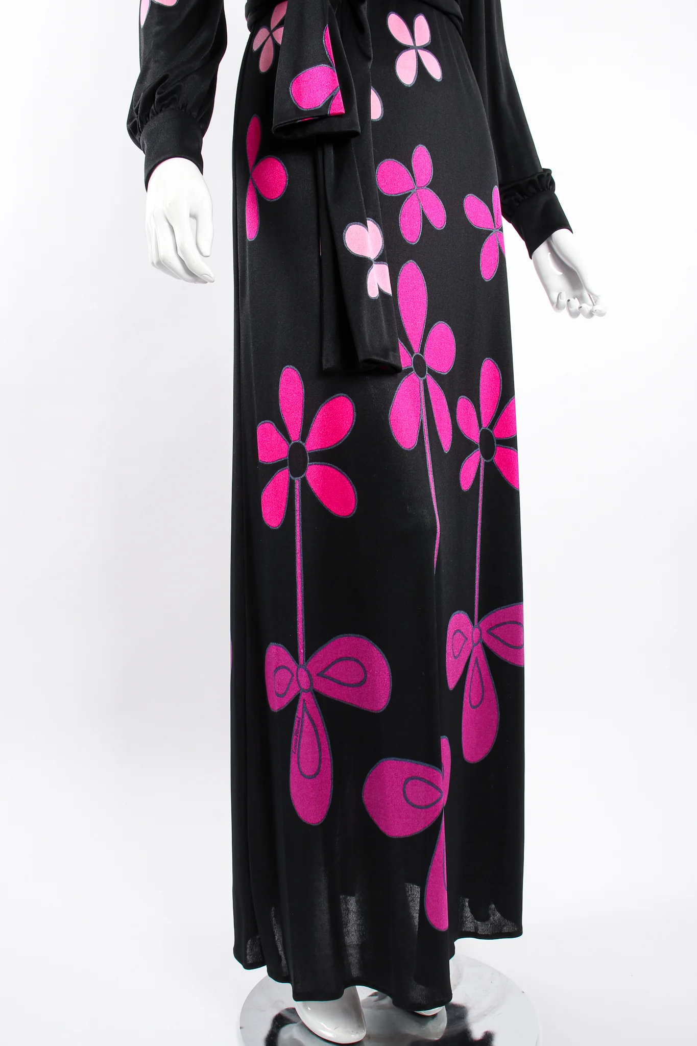 Ombré Blossom Jersey Dress - Image 4