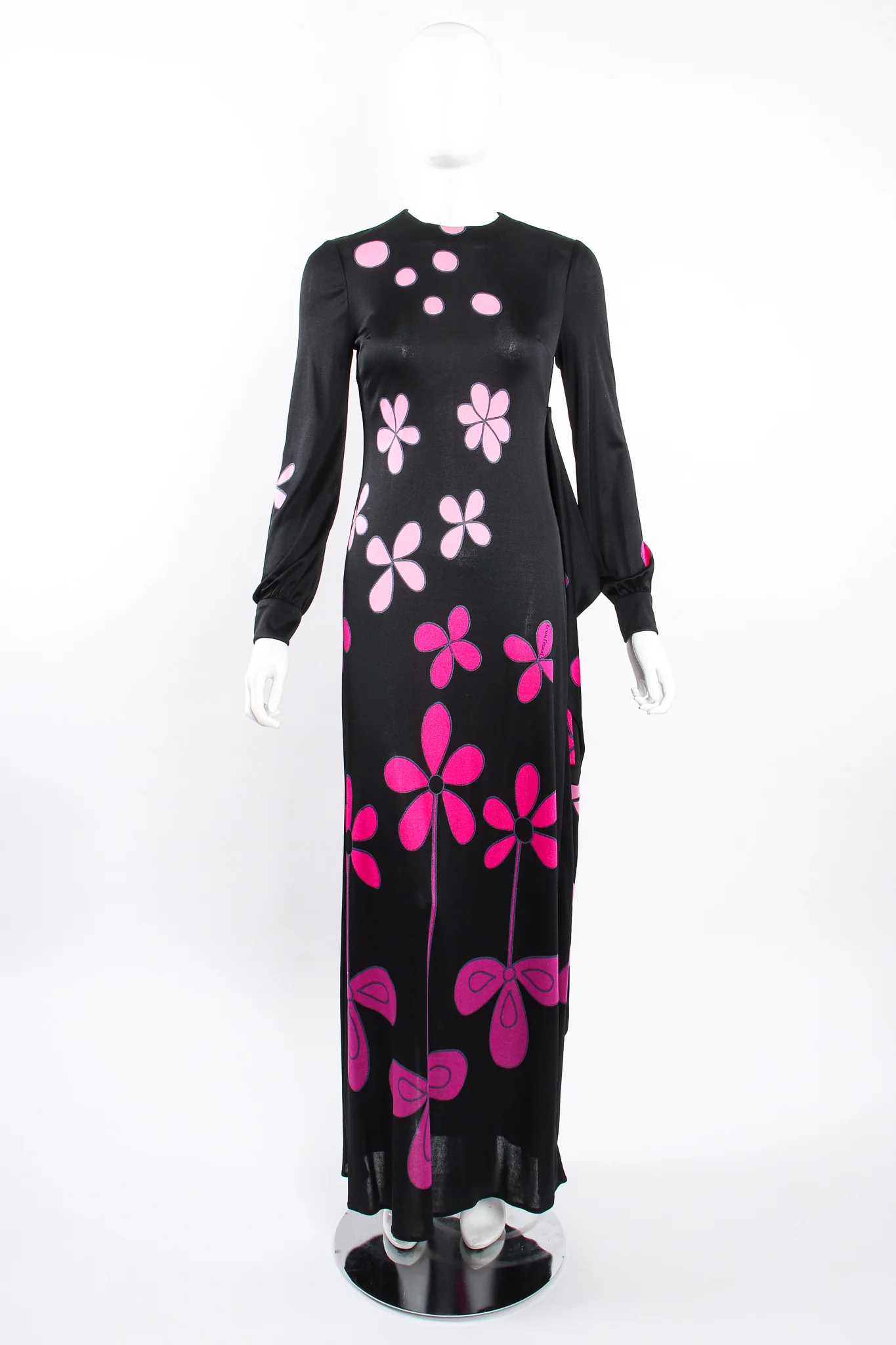 Ombré Blossom Jersey Dress - Image 7