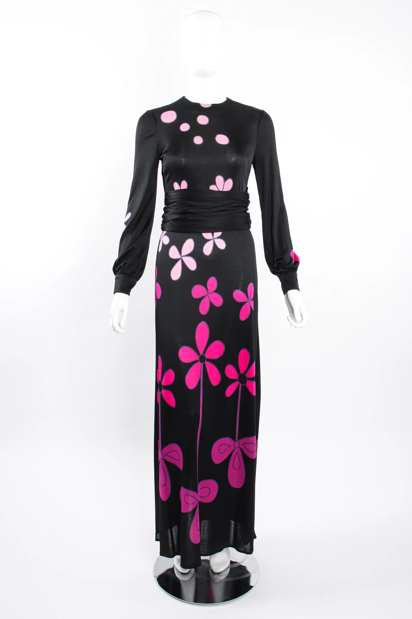 Ombré Blossom Jersey Dress - Image 8