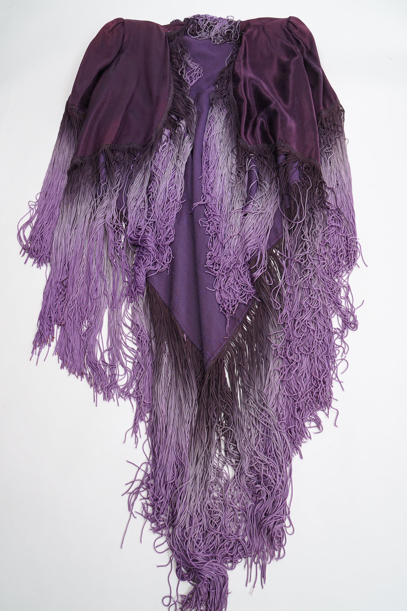 Ombré Fringe Shawl Jacket - Image 13