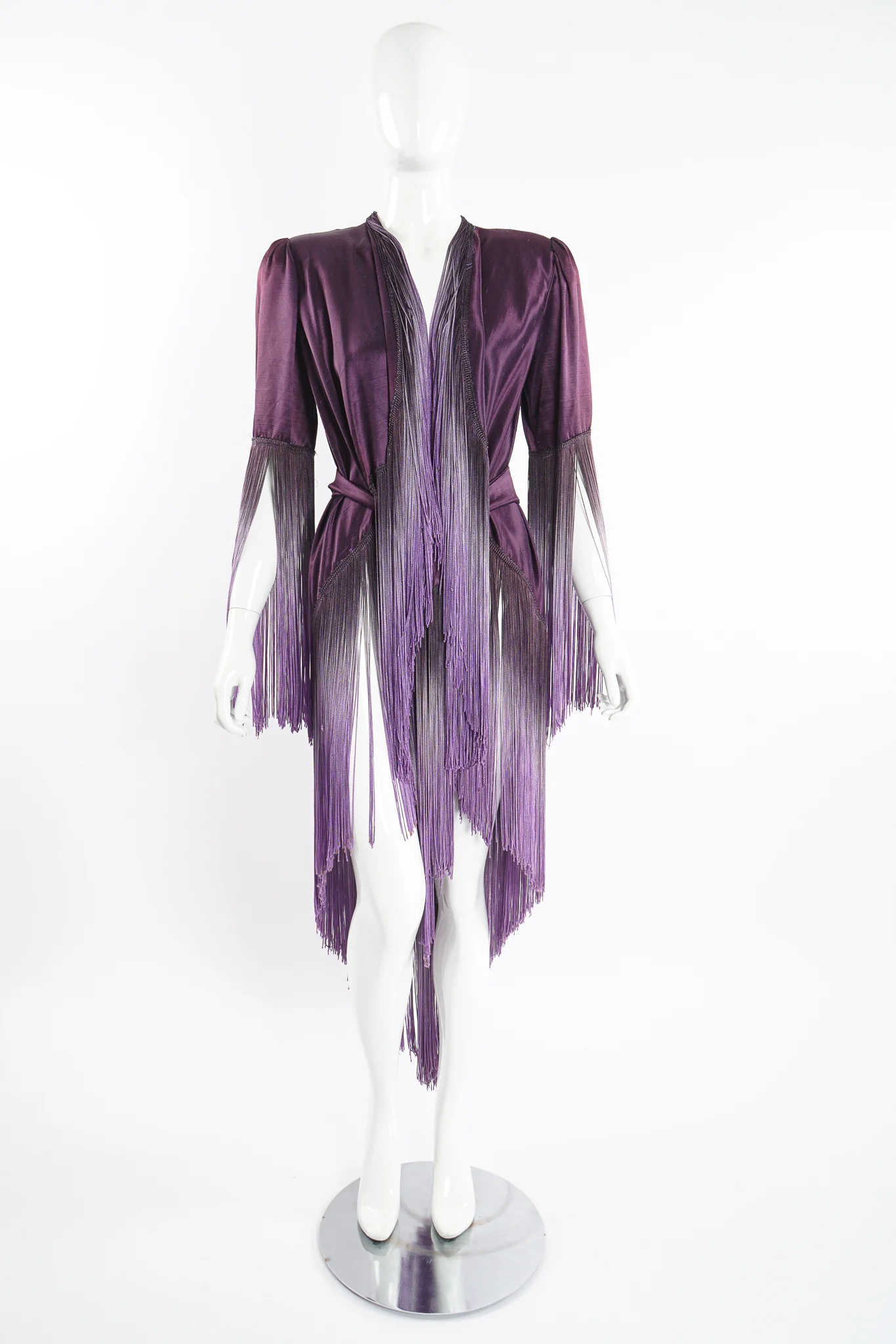 Ombré Fringe Shawl Jacket - Image 6