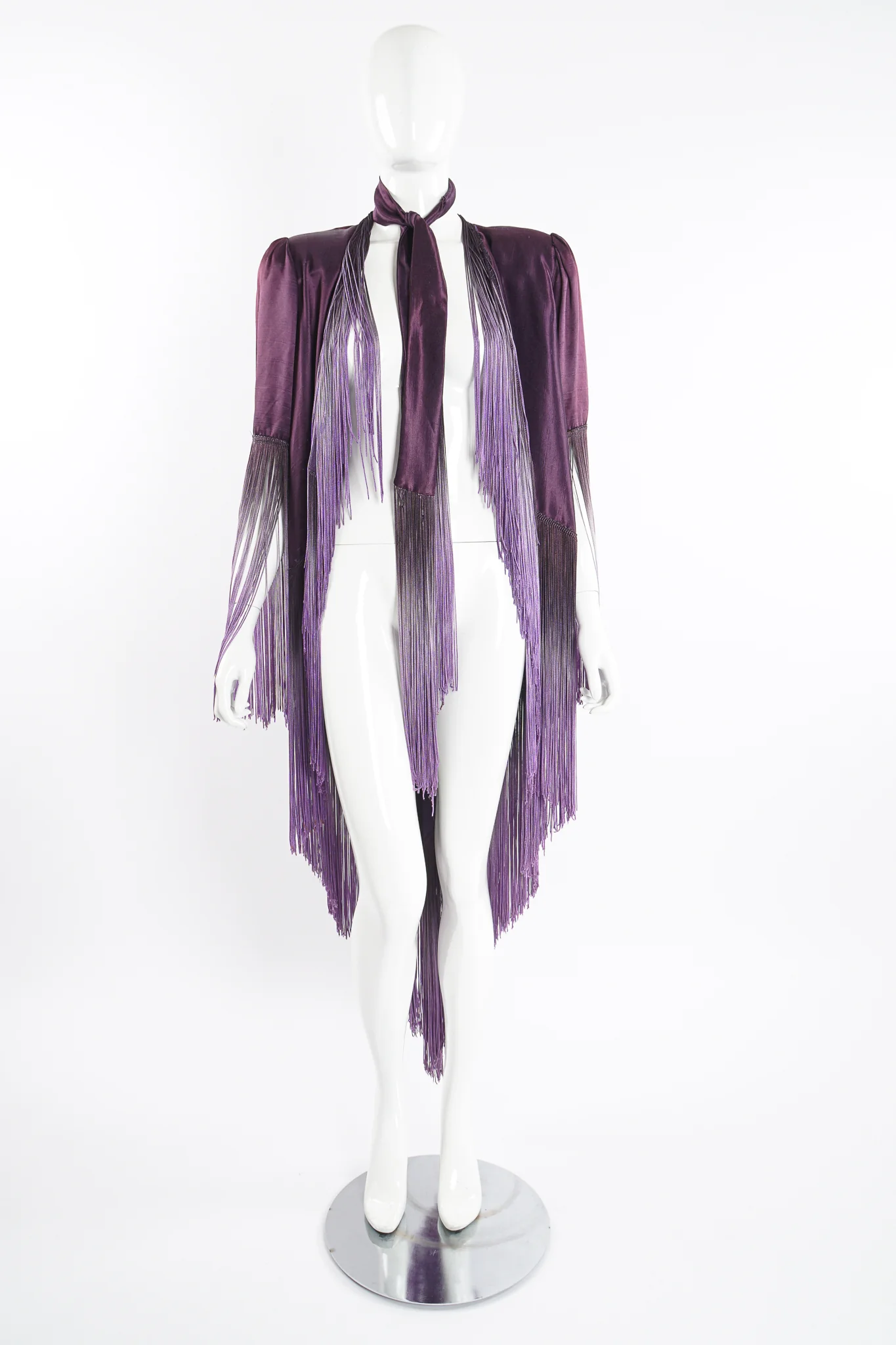Ombré Fringe Shawl Jacket - Image 7