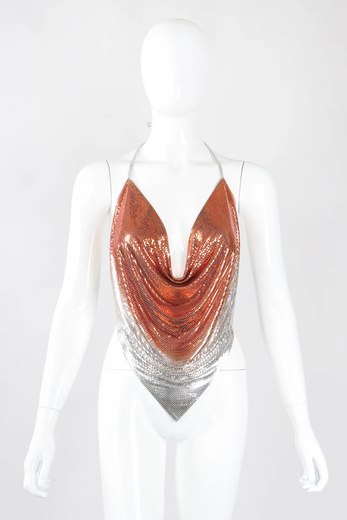 Ombré Mesh Halter Top - Image 2