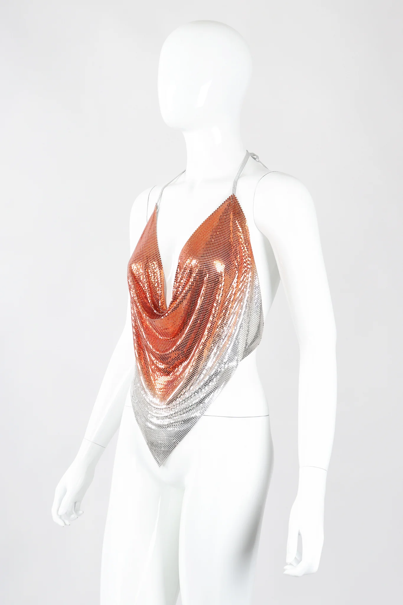 Ombré Mesh Halter Top - Image 3
