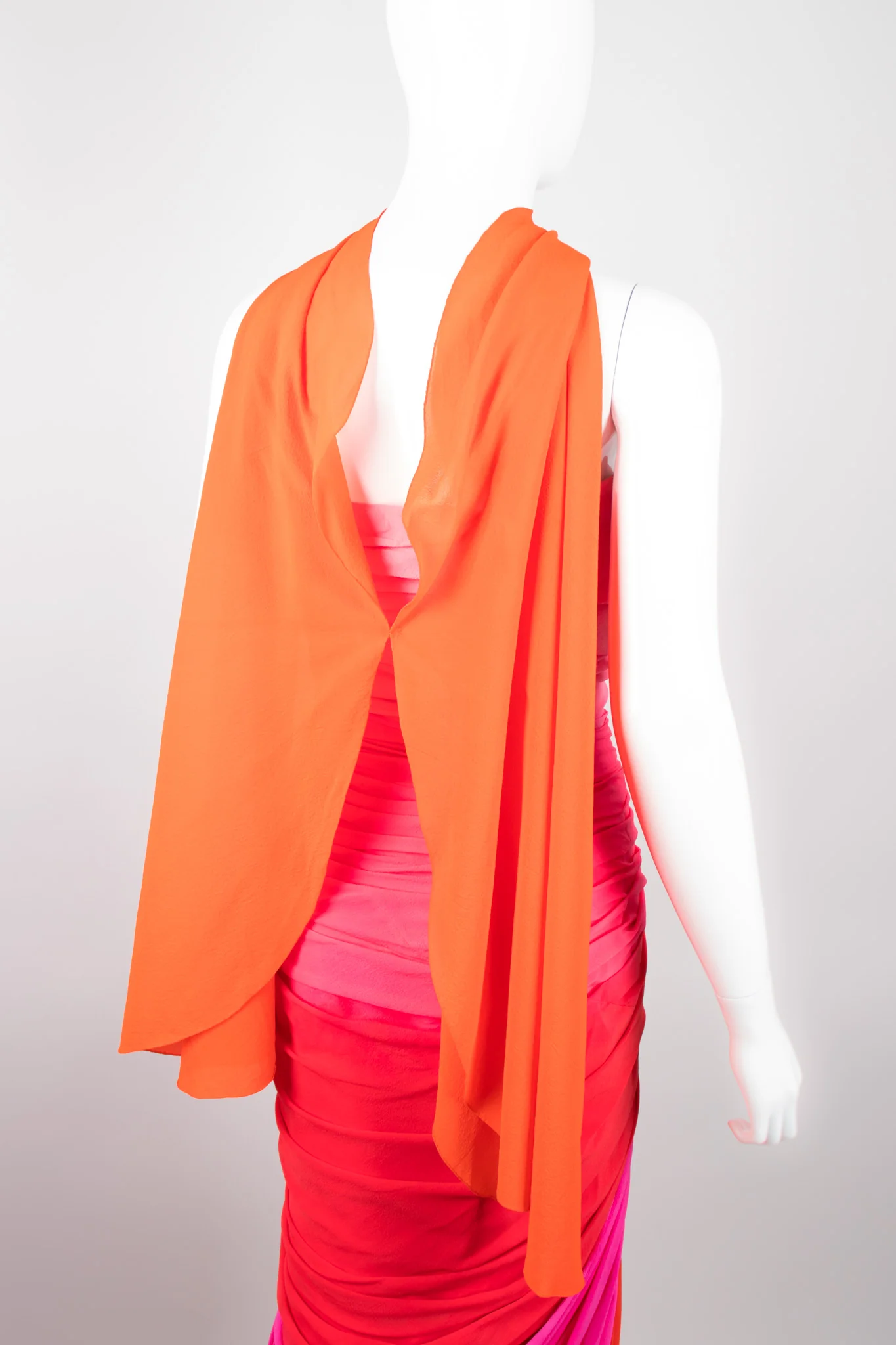 Ombre Ruched Gown & Shawl - Image 20