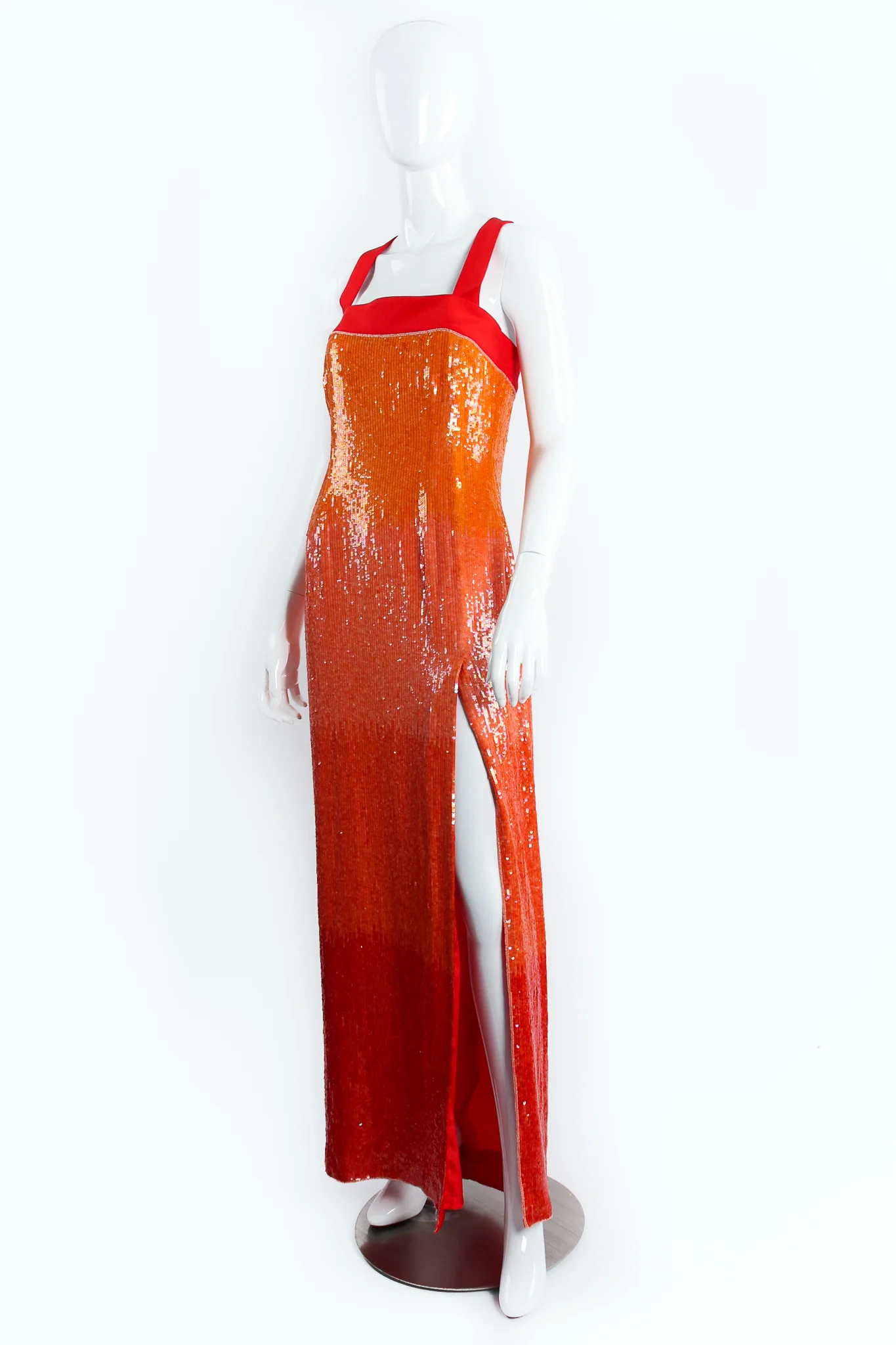 Ombré Sequin Dress & Duster Set