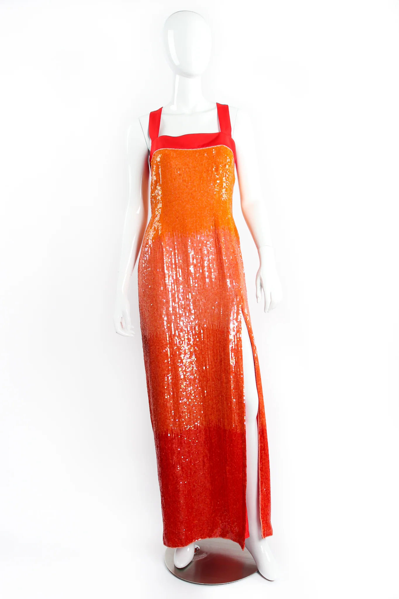 Ombré Sequin Dress & Duster Set - Image 7