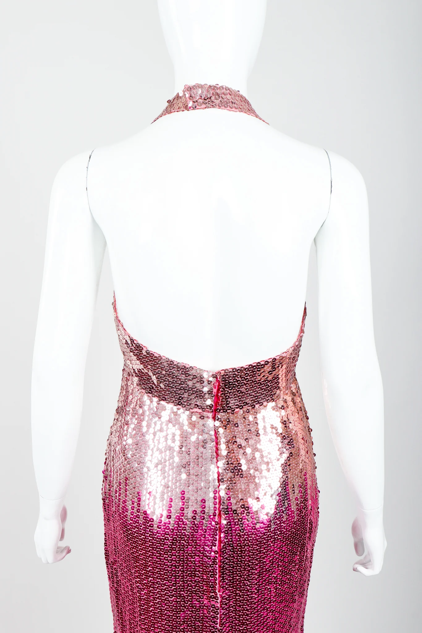 Ombré Sequin Halter Gown - Image 6