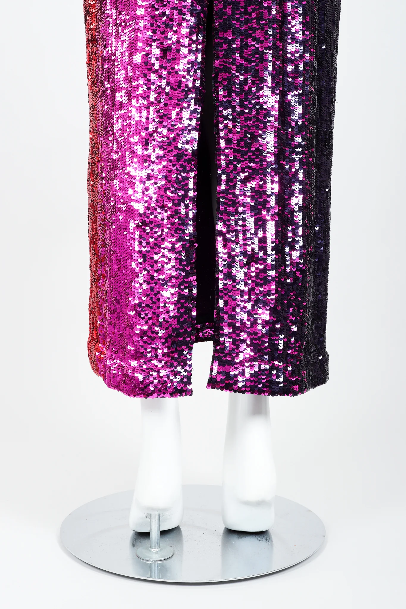 Ombré Sequin One-Shoulder Gown - Image 7