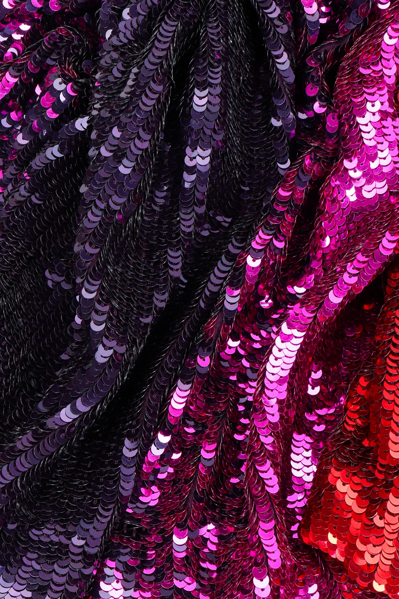 Ombré Sequin One-Shoulder Gown - Image 9