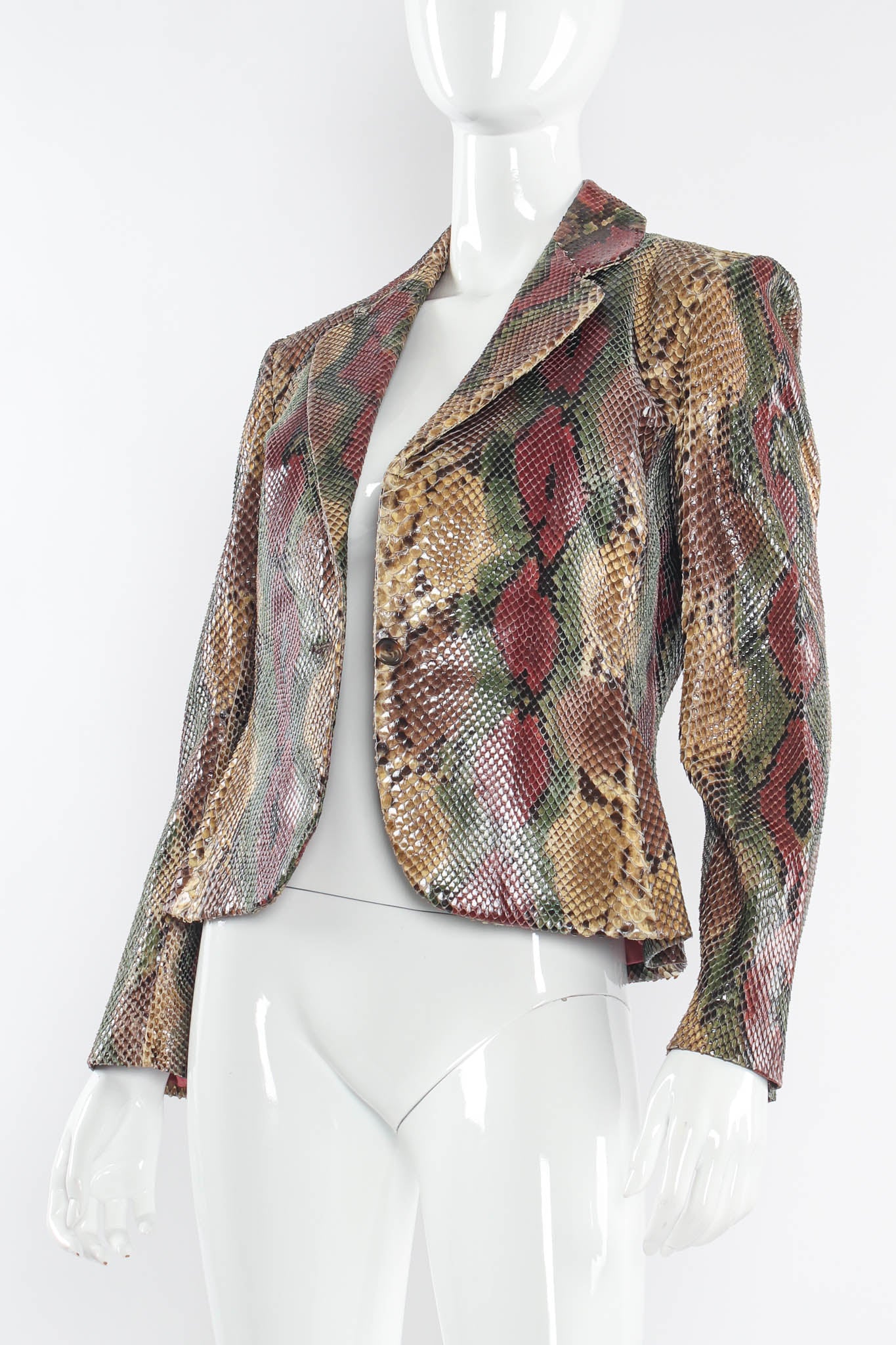 Ombré Snakeskin Blazer - Image 5