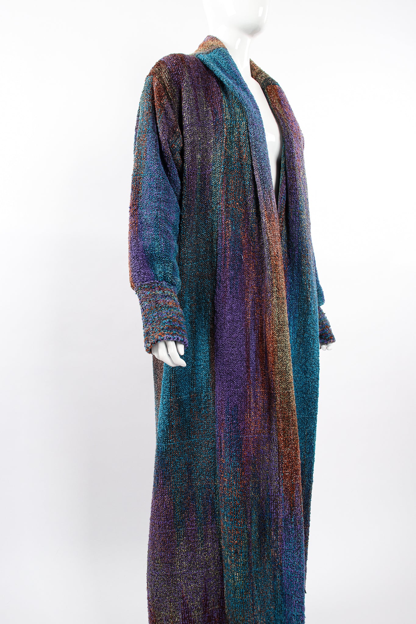 Ombré Watercolor Silk Chenille Duster