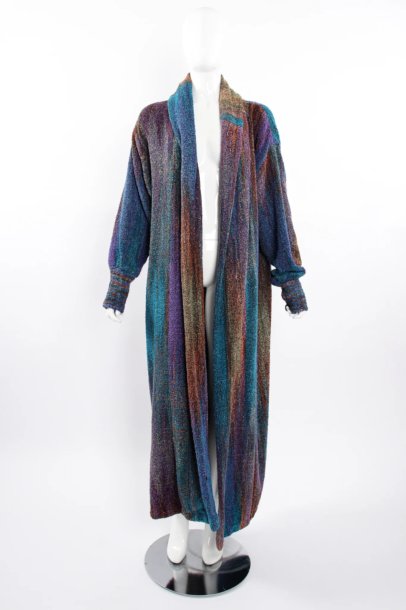 Ombré Watercolor Silk Chenille Duster - Image 4