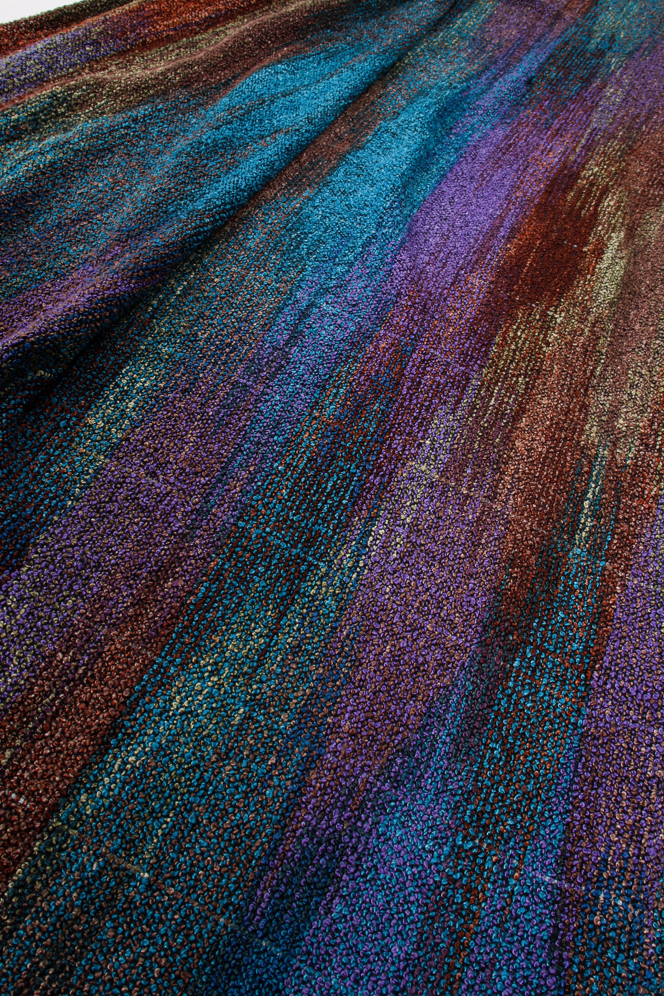 Ombré Watercolor Silk Chenille Duster - Image 9