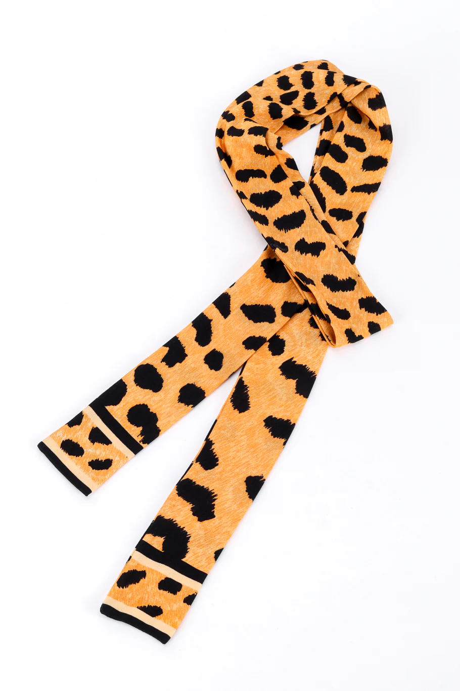 One Shoulder Cheetah Print Dress & Sash - Image 8