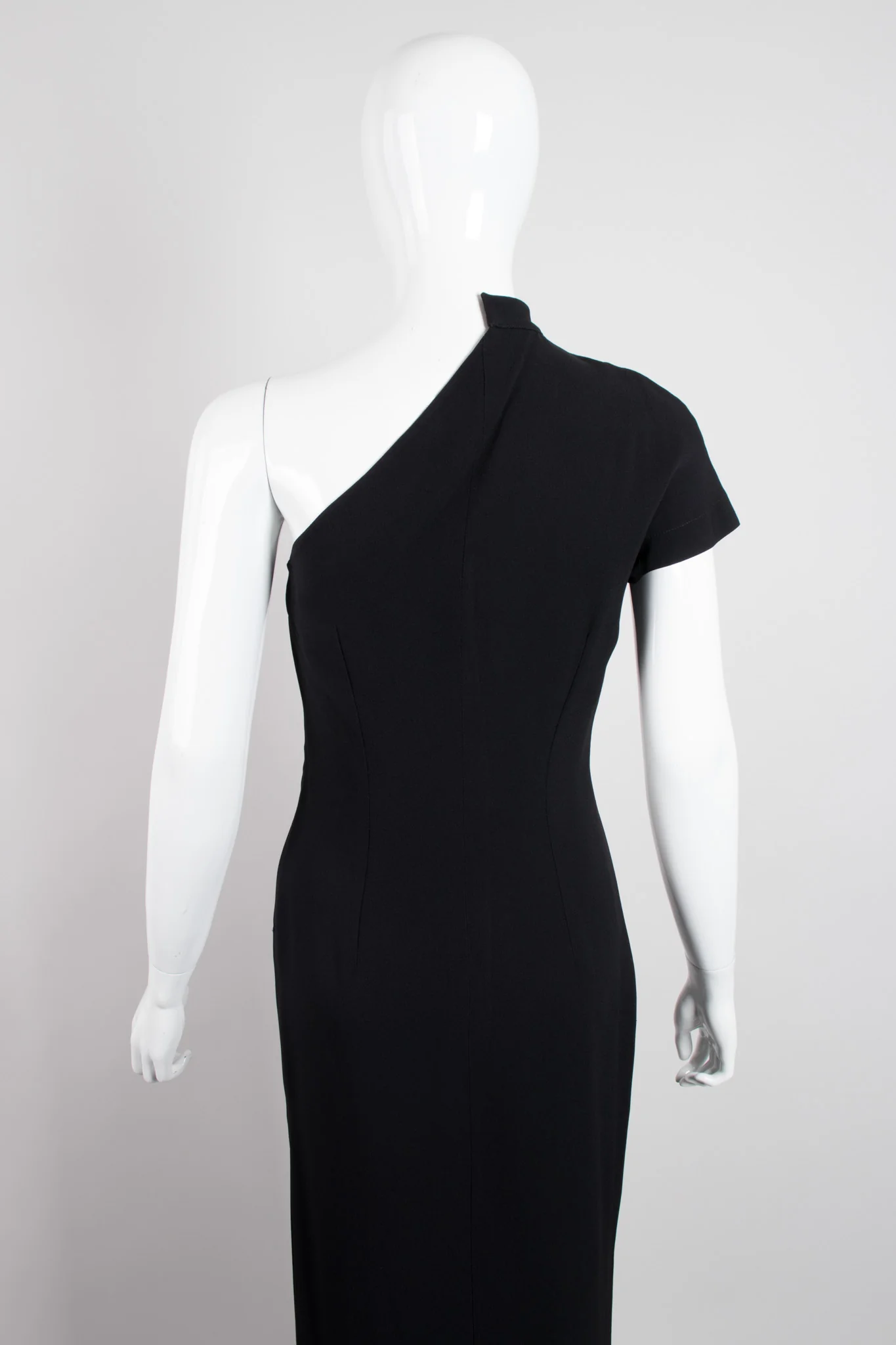 One-Shoulder Cheongsam Sheath Dress - Image 8