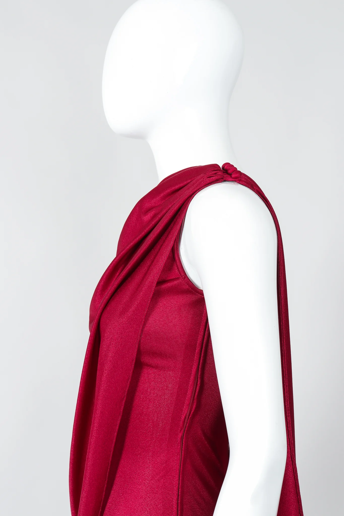 One-Shoulder Draped Jumpsuit - Image 6