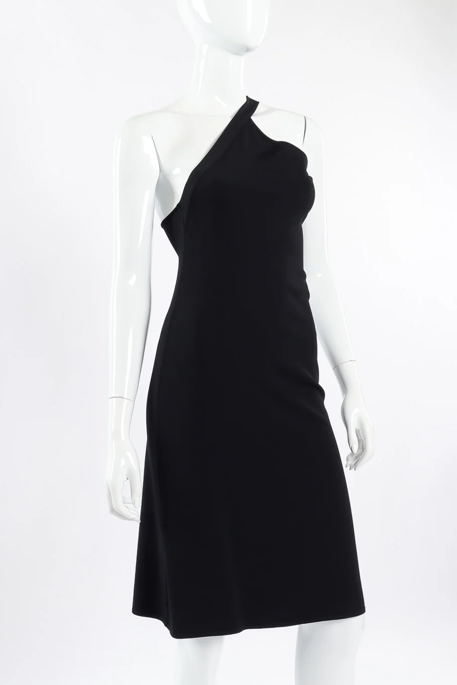 One-Shoulder Jersey Knit Dress - Image 2