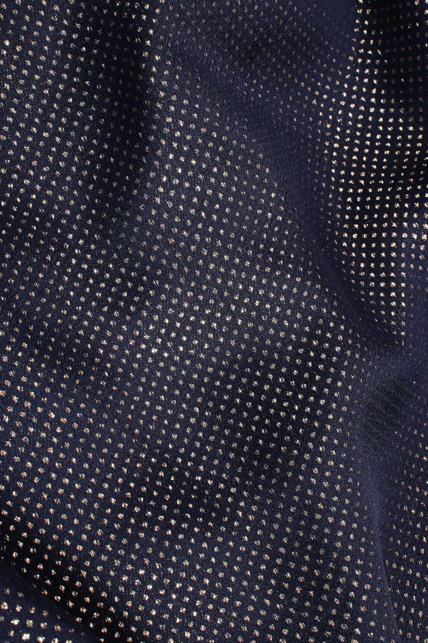 One Shoulder Metallic Dot Sheath Gown - Image 11