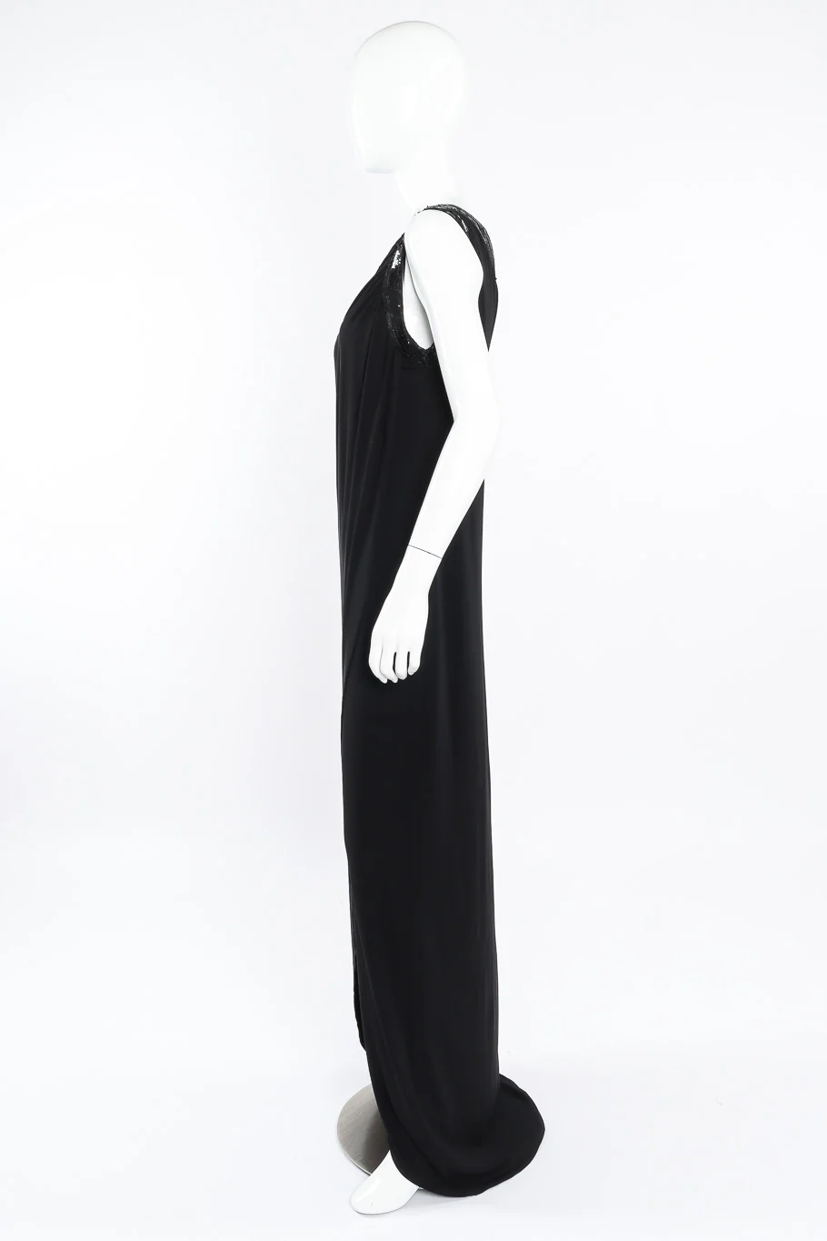One Shoulder Sequin Gown - Image 3