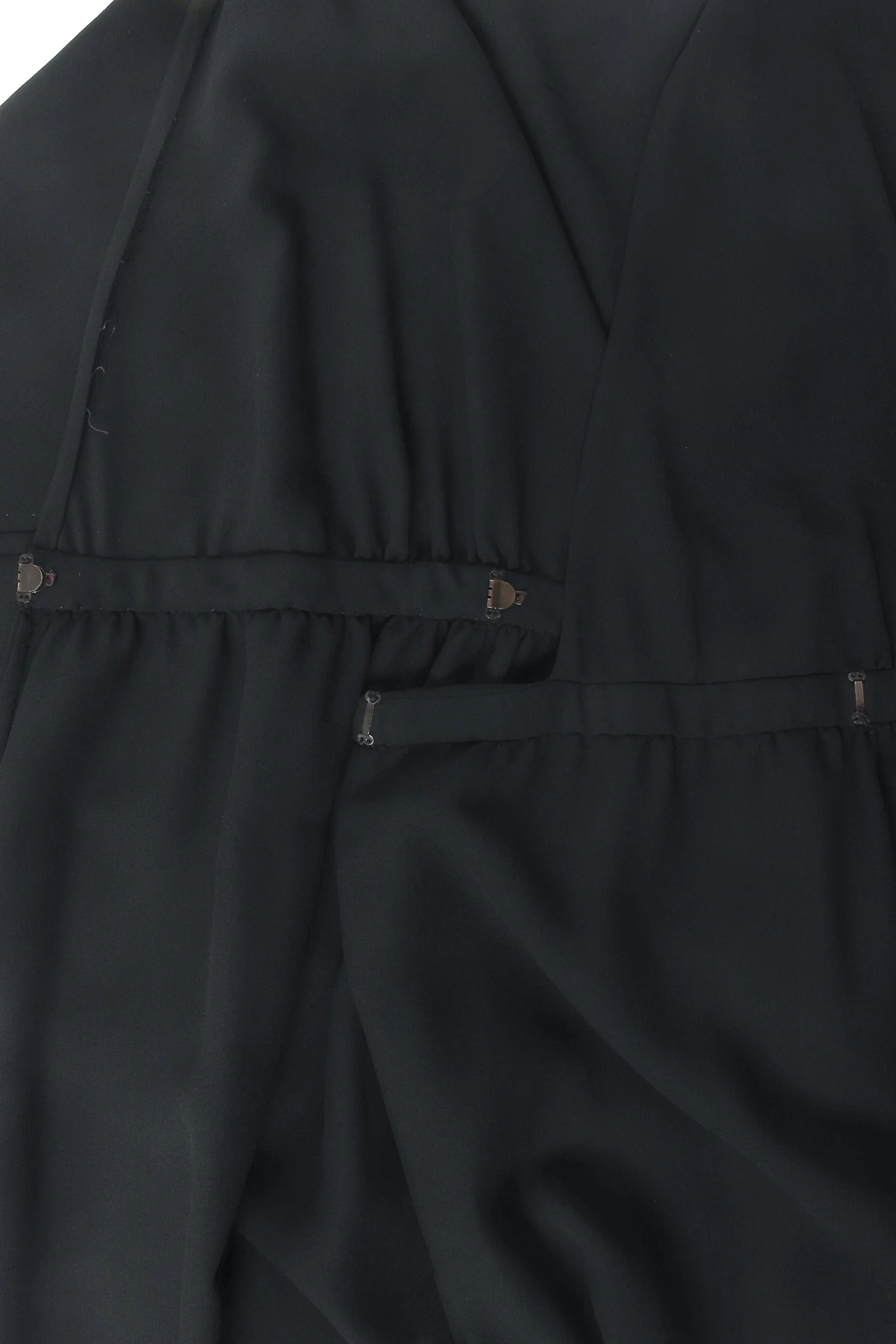 Open Back Capelet Wrap Dress - Image 7