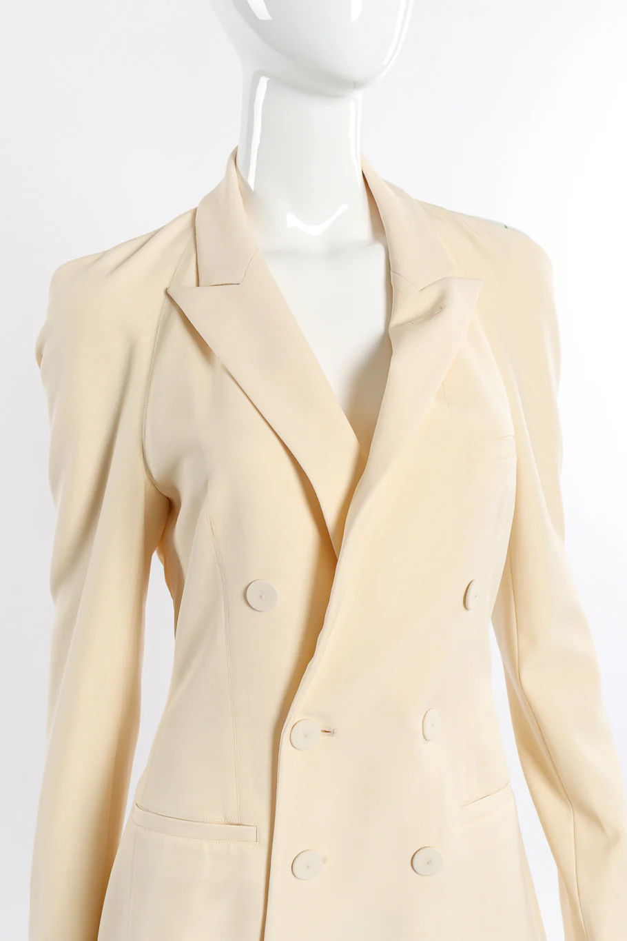 Open Cowl Back Blazer - Image 4