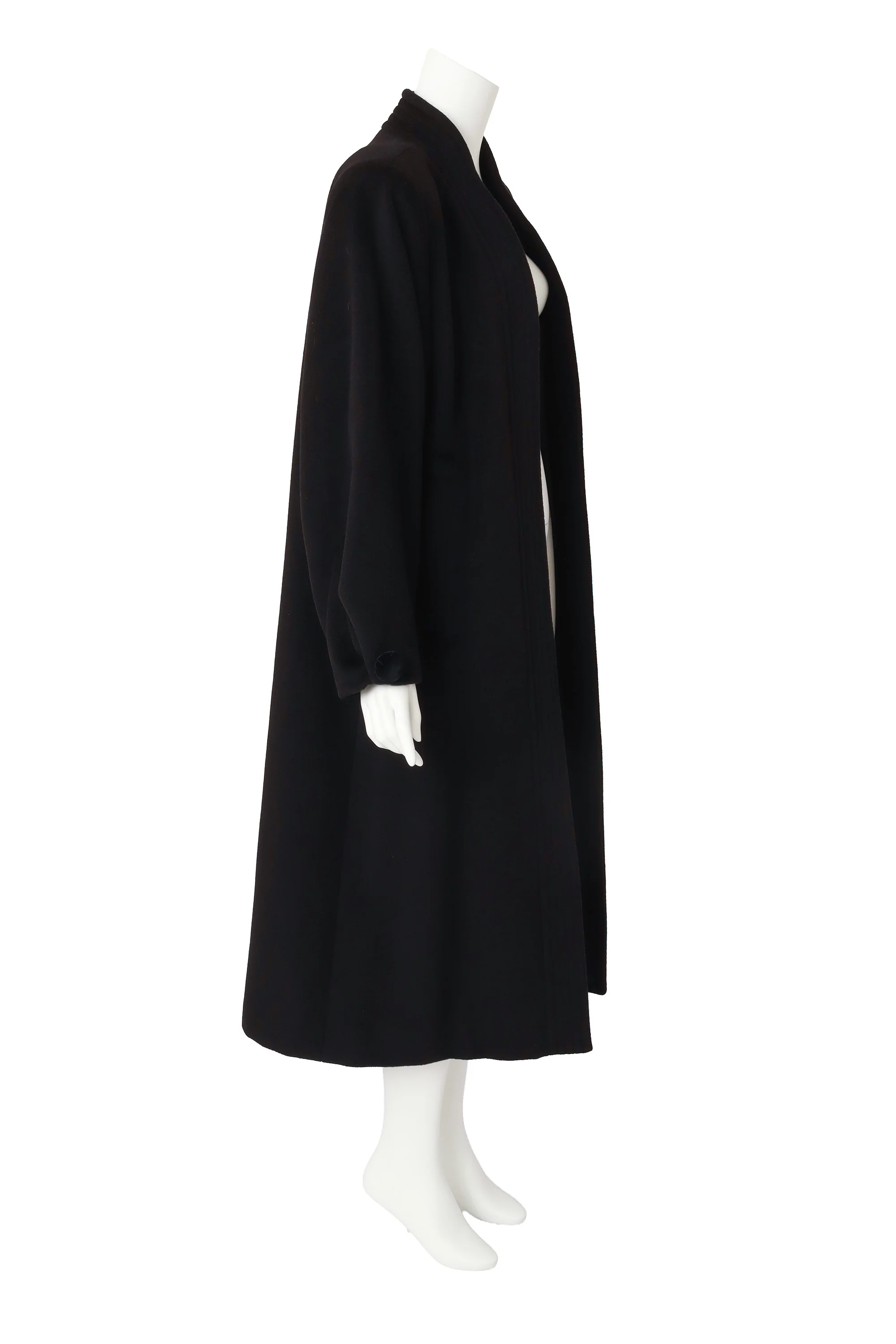 Open Front Wool Coat - Image 3