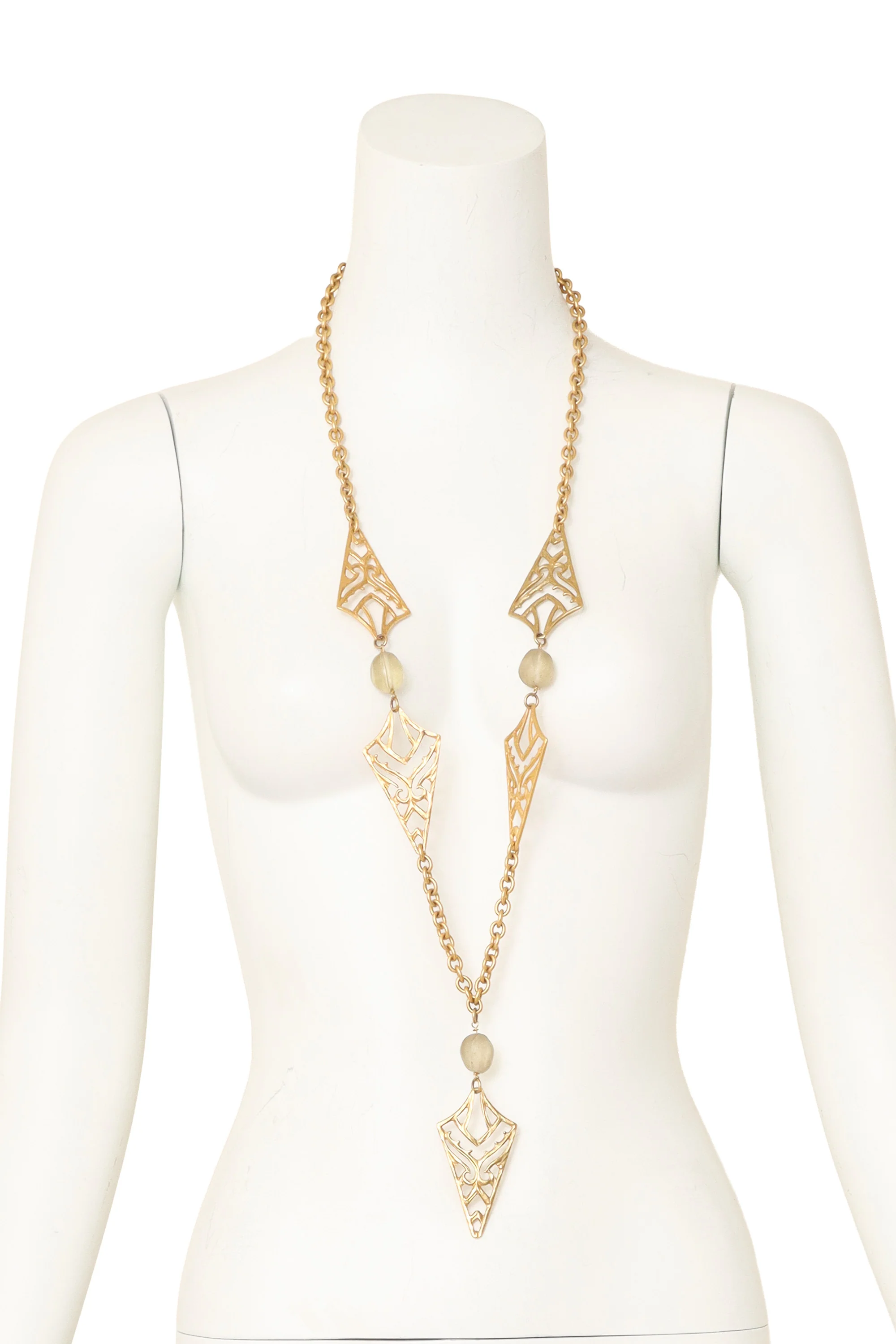 Openwork Arrowhead Station Necklace - Image 2