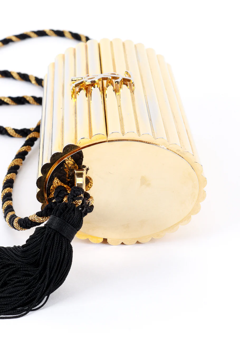 "Opium" Gold Tassel Minaudière - Image 3