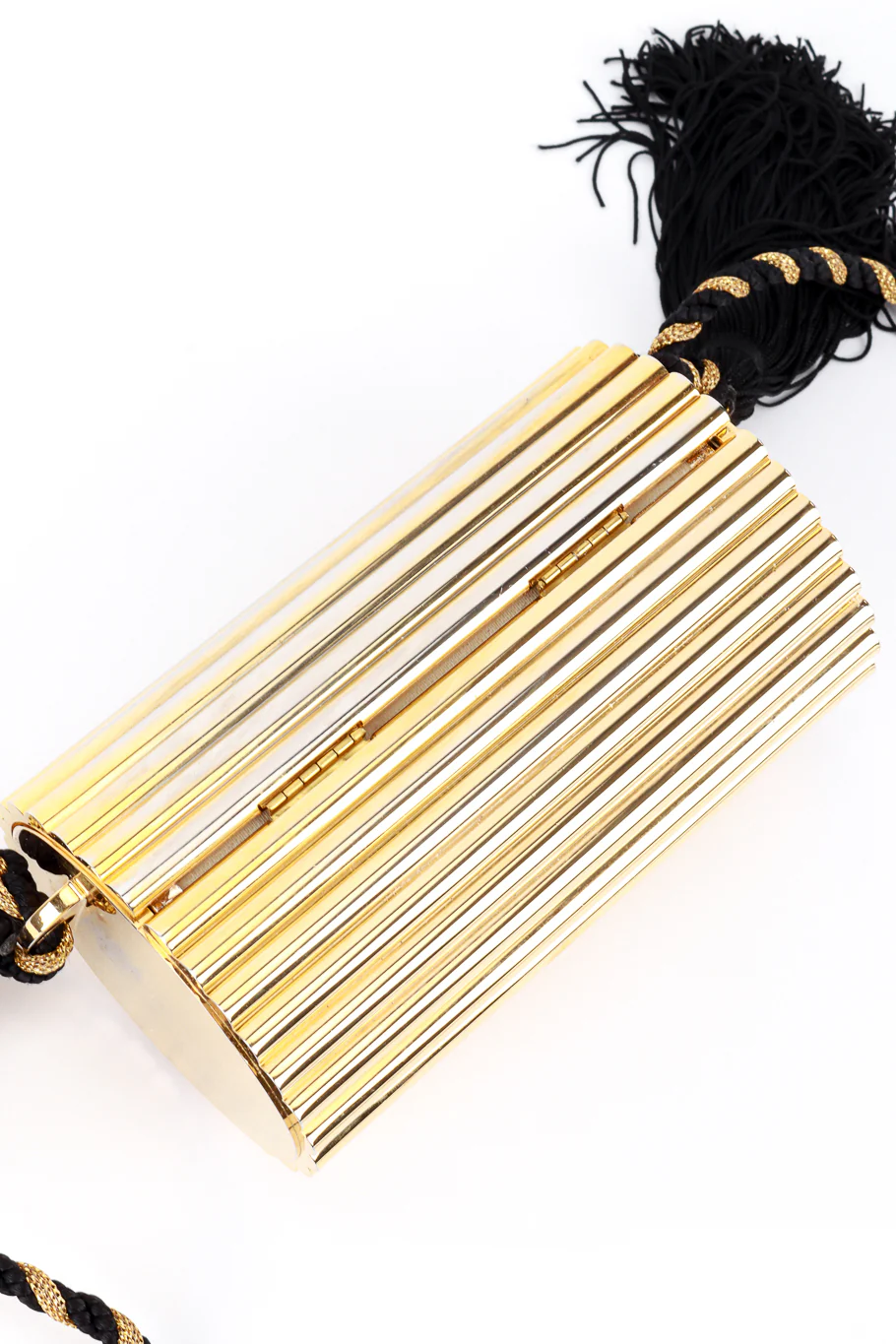 "Opium" Gold Tassel Minaudière - Image 5