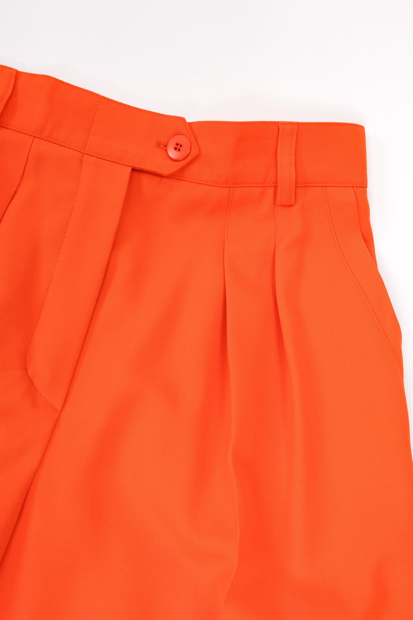 Orange Double Pleated Pant - Image 13