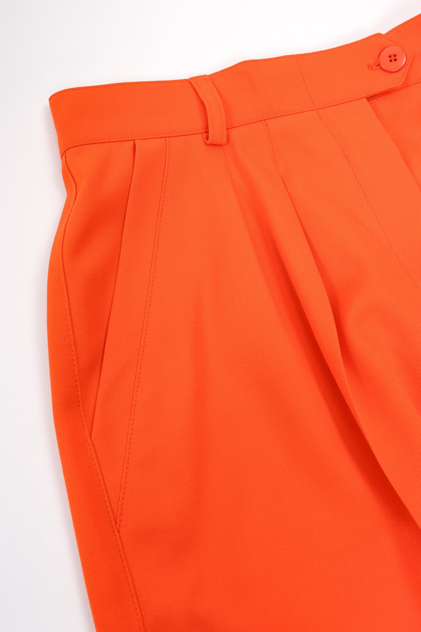 Orange Double Pleated Pant - Image 14