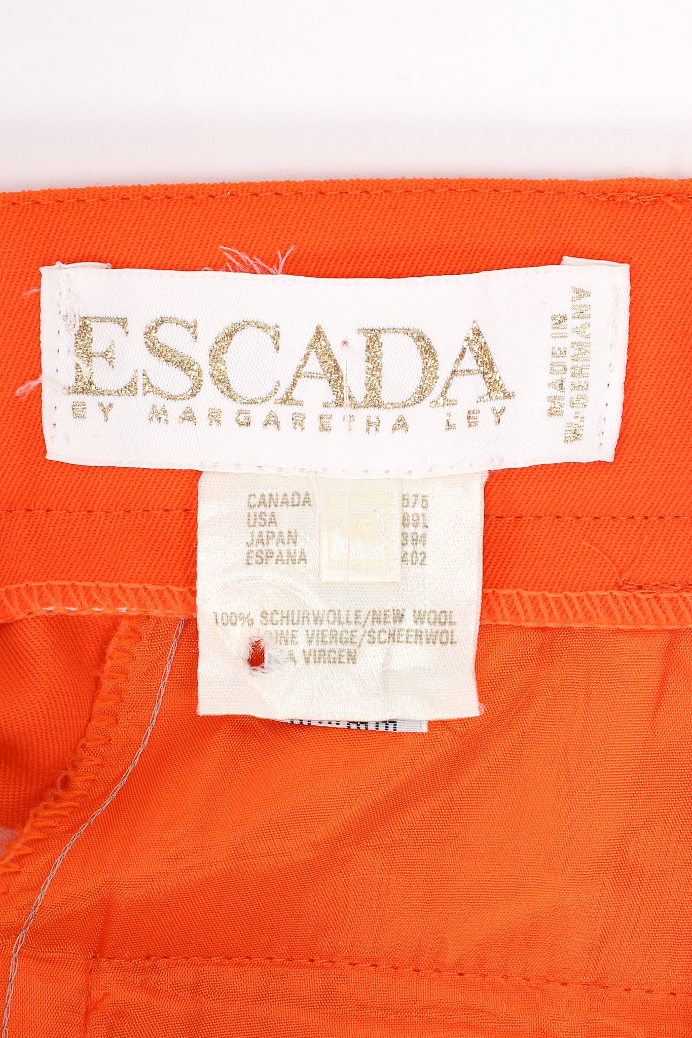 Orange Double Pleated Pant - Image 16