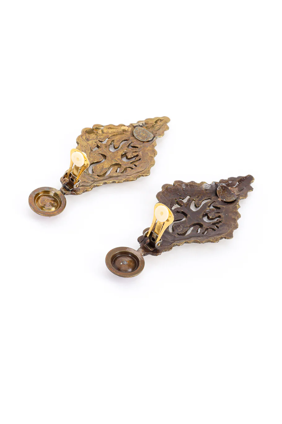 Organic Plate Earrings - Image 6