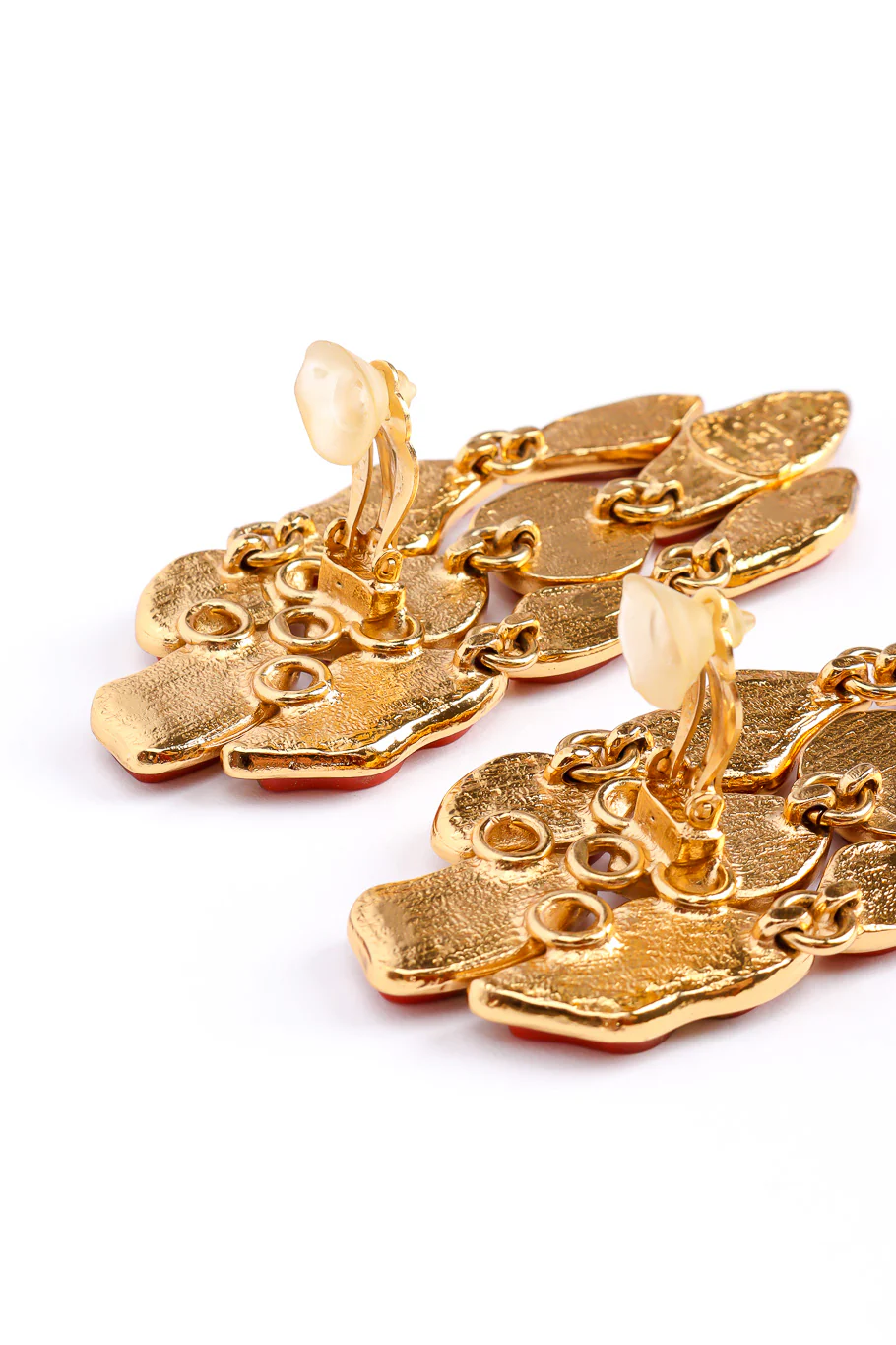 Organic Stone Chandelier Earrings - Image 6
