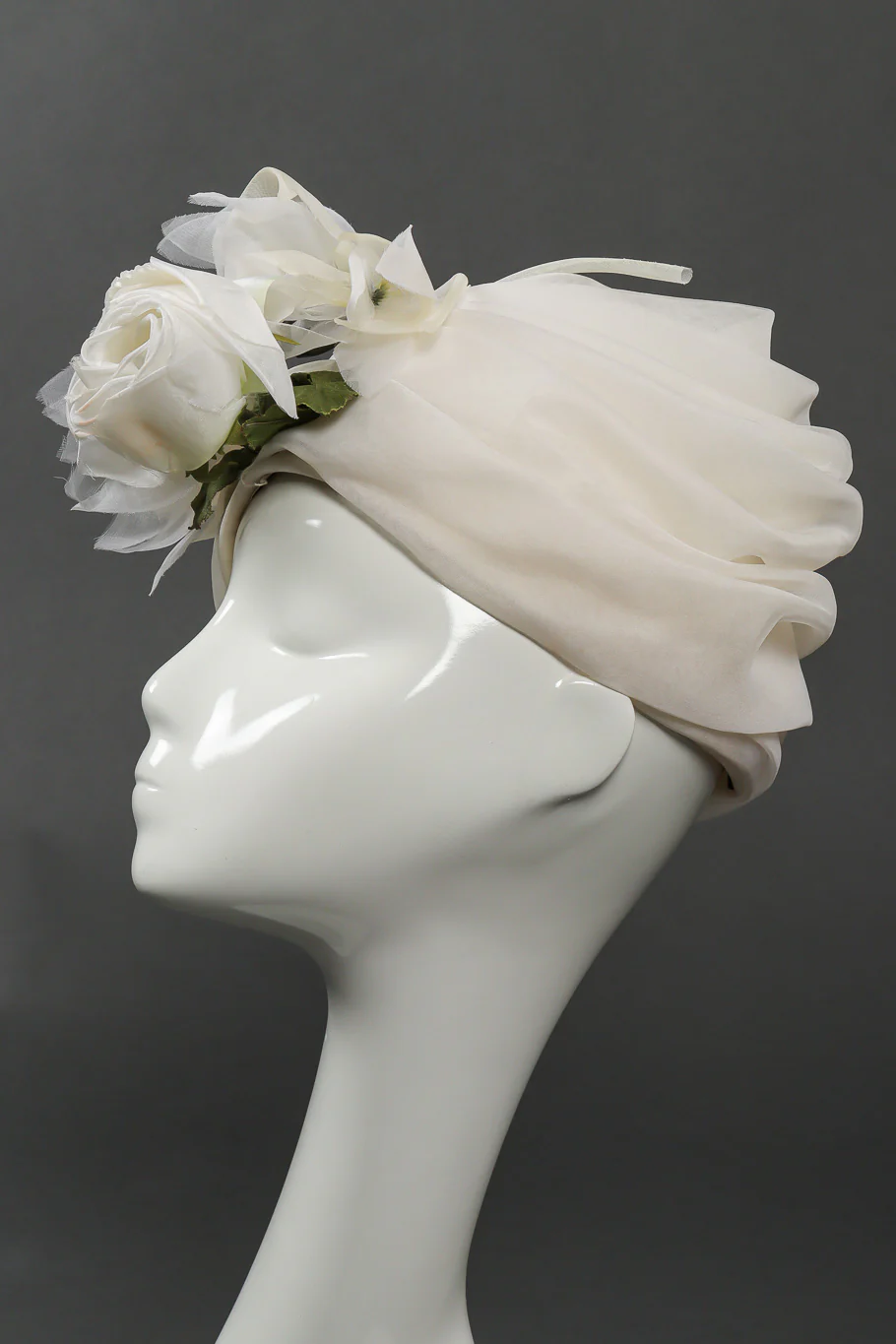 Organza Flower Chapeaux Hat - Image 2