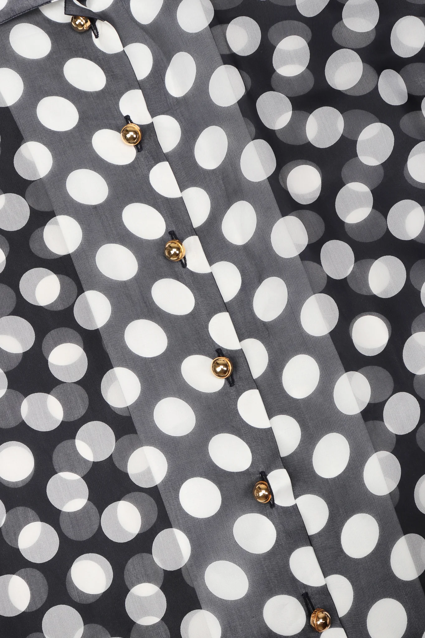 Organza Polka Dot Swing Shirt - Image 6